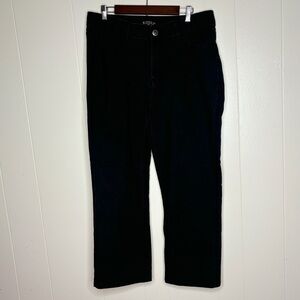 Riders by Lee Black Jeans Size 16 Mid Rise Straight Leg